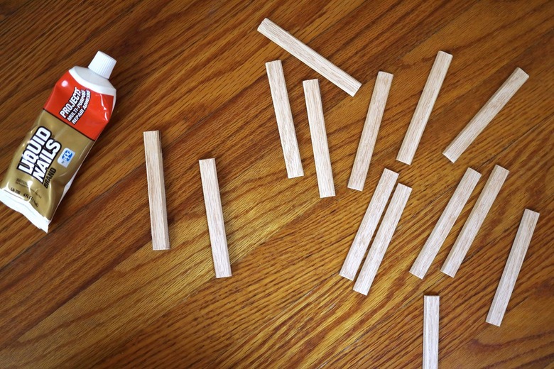 Four-inch segments of pole wrap