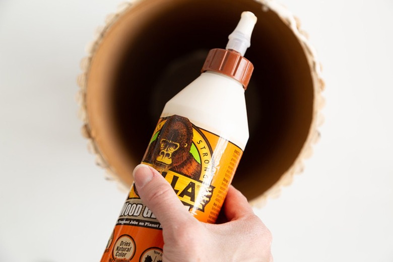 how to make a DIY fluted side table