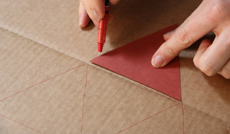 DIY Geometric Concrete Bookends