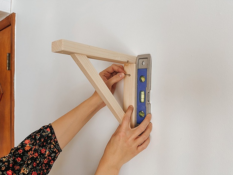 Mark the spot for your bracket.