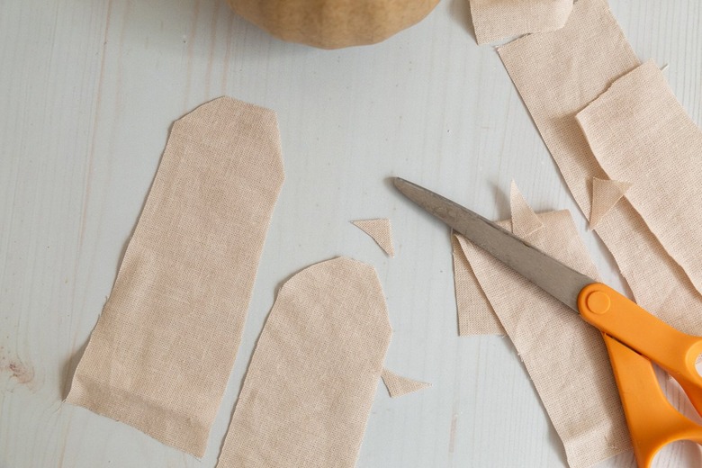 How to make linen pumpkins