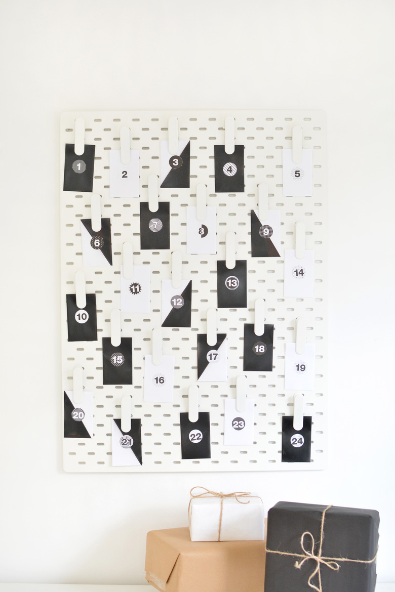DIY Modern Advent Calendar