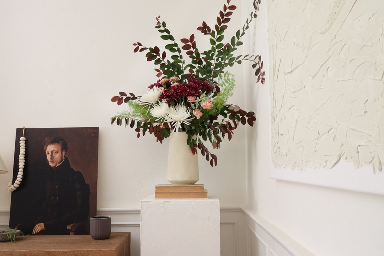 DIY plinth pedestal display table