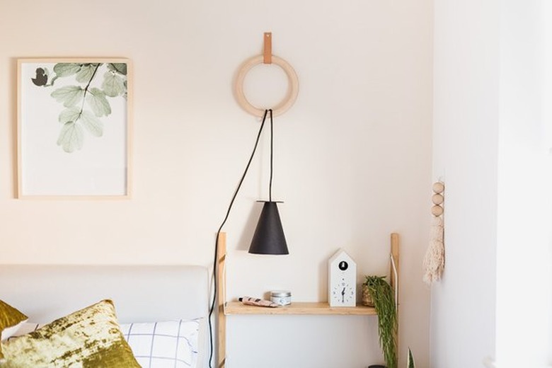 Scandi-style bedside lamp