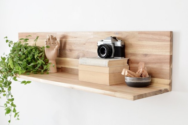 Wood Floating Shelf