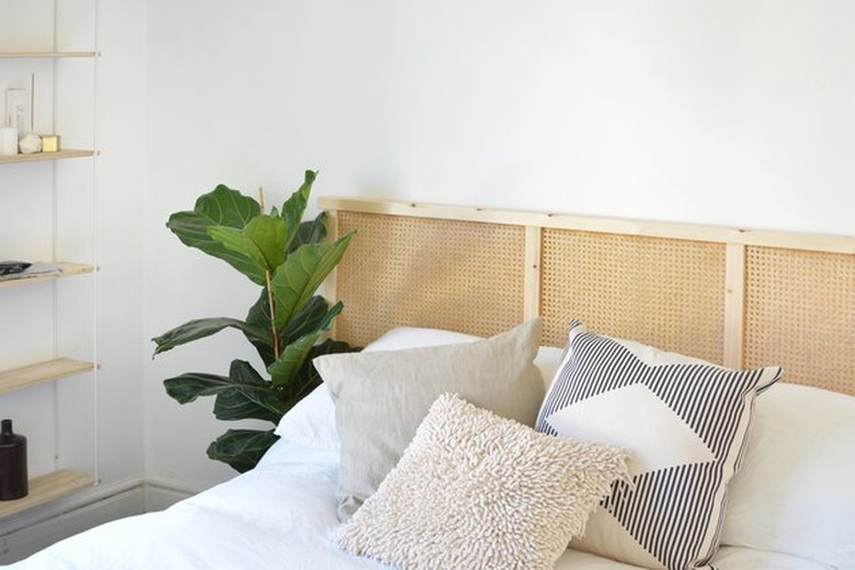 Cane headboard