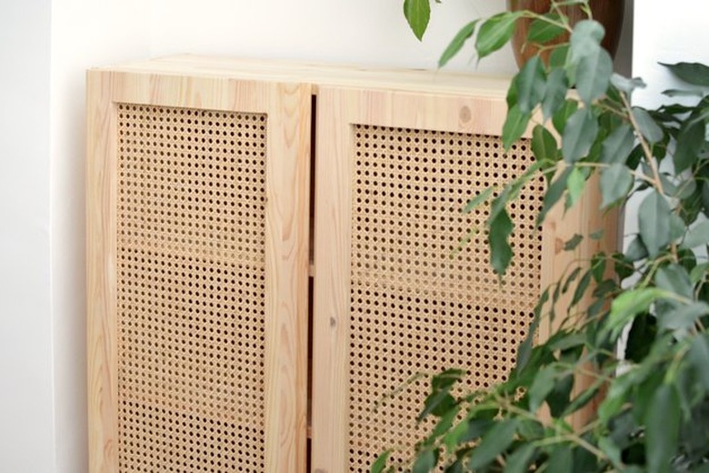 Cane storage cabinet