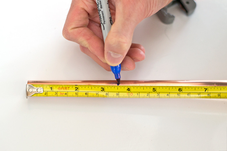 Measure 3.5 1/2 pipe section.