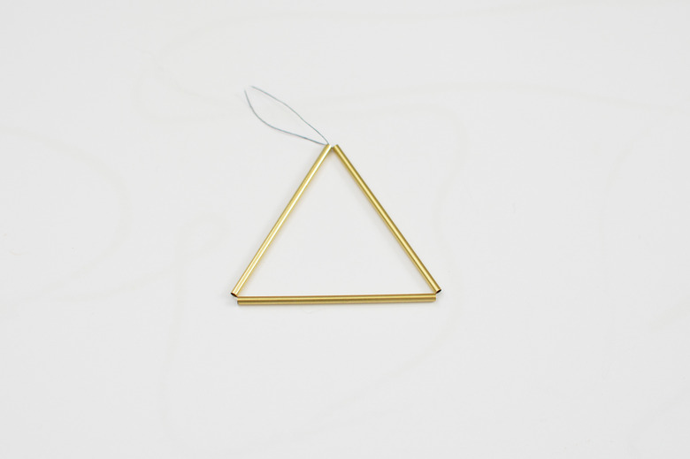 DIY Geometric Tree Ornaments