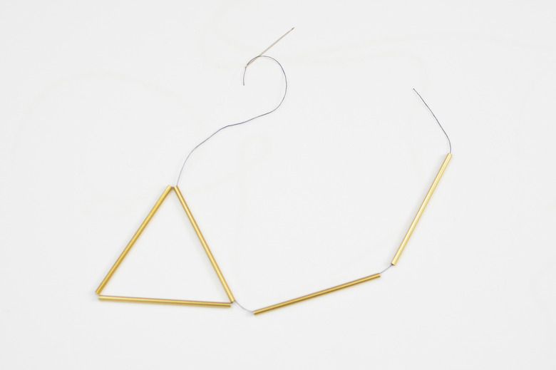 DIY Geometric Tree Ornaments