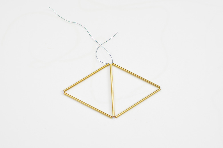 DIY Geometric Tree Ornaments