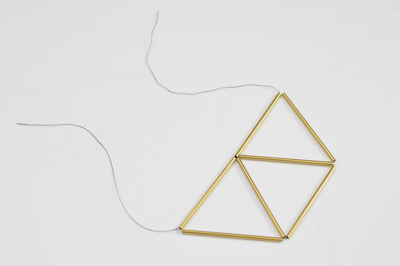 DIY Geometric Tree Ornaments