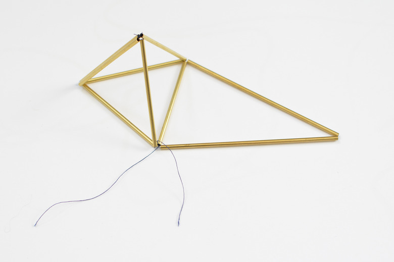 DIY Geometric Tree Ornaments