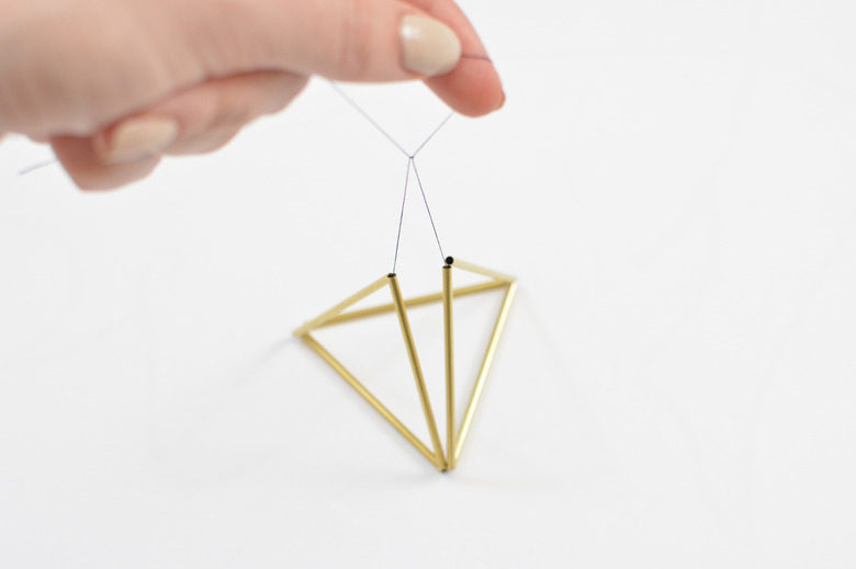 DIY Geometric Tree Ornaments
