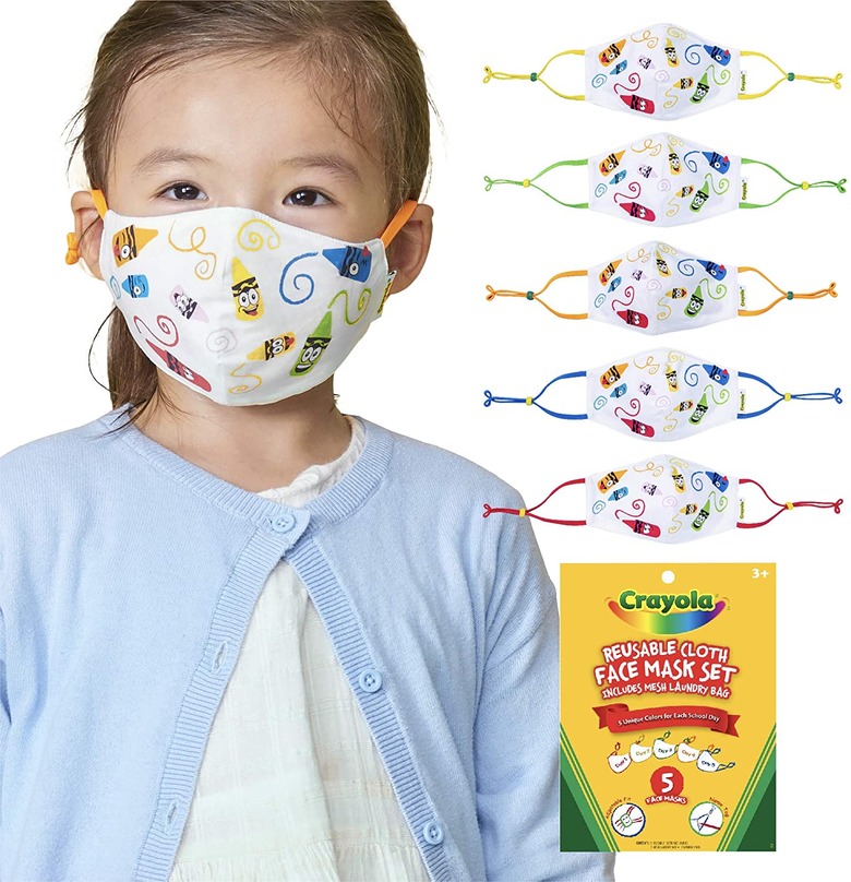 Crayola 5-Pack Kids Face Masks