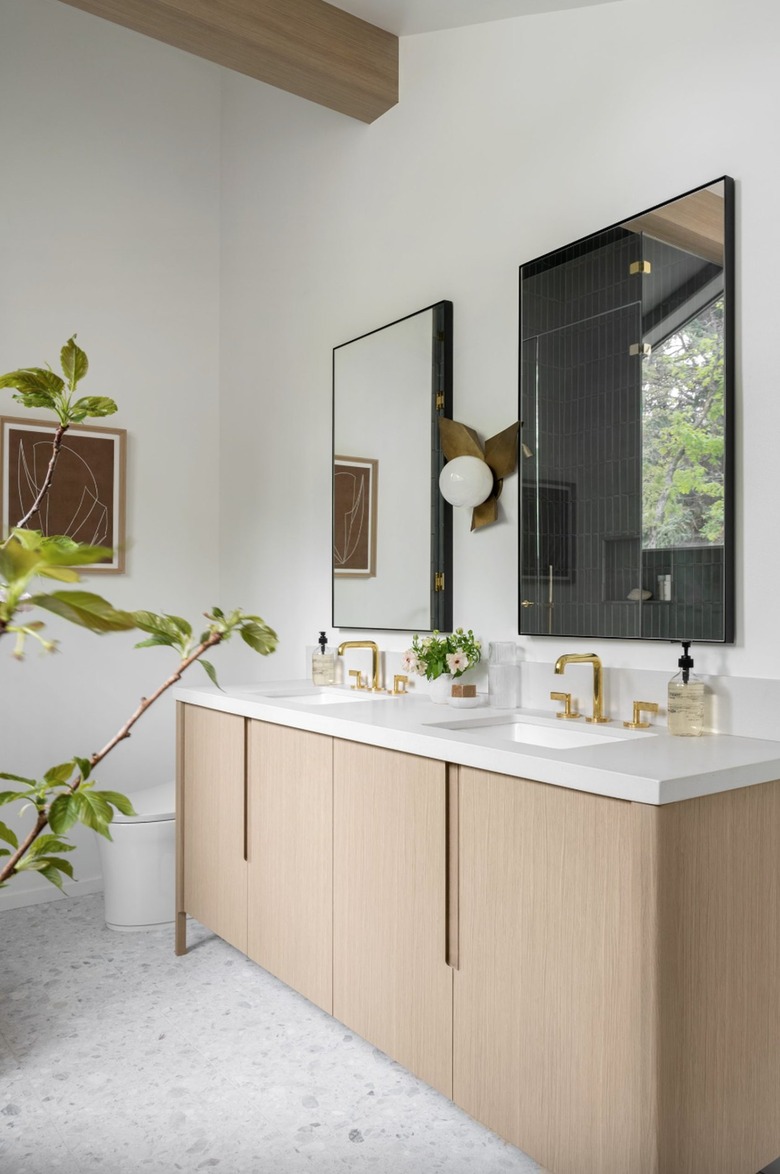 modern light bathroom