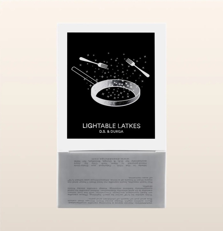lightable latkes candle