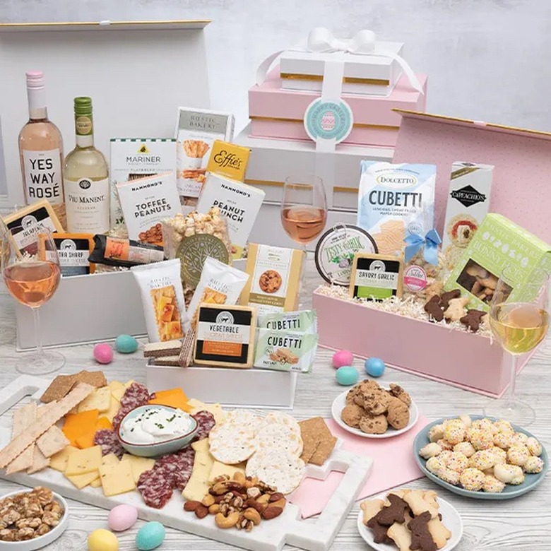 Ultimate Easter Chocolate and Cookies Gift Tower