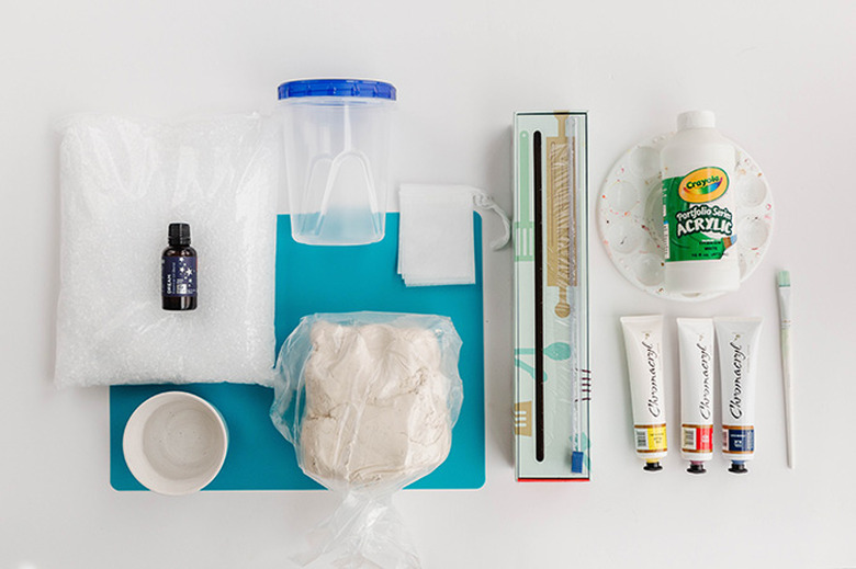 Here's what you'll need to make your DIY Air-Dry Clay Diffuser.