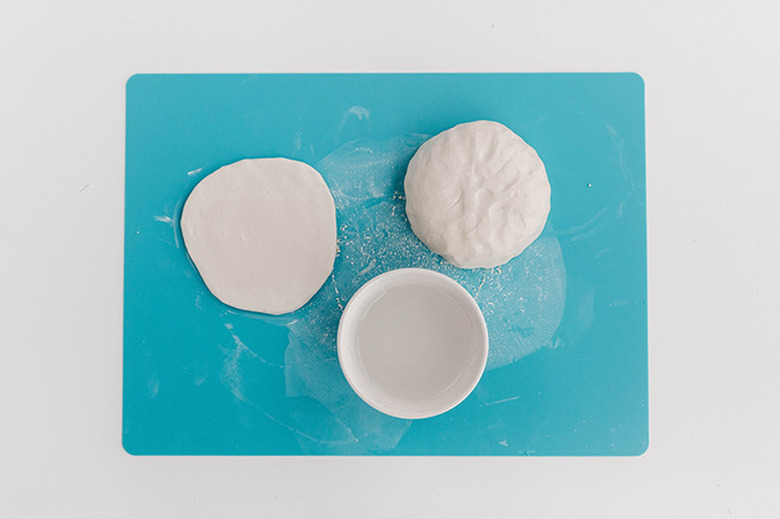 Use water to smooth out the edges.