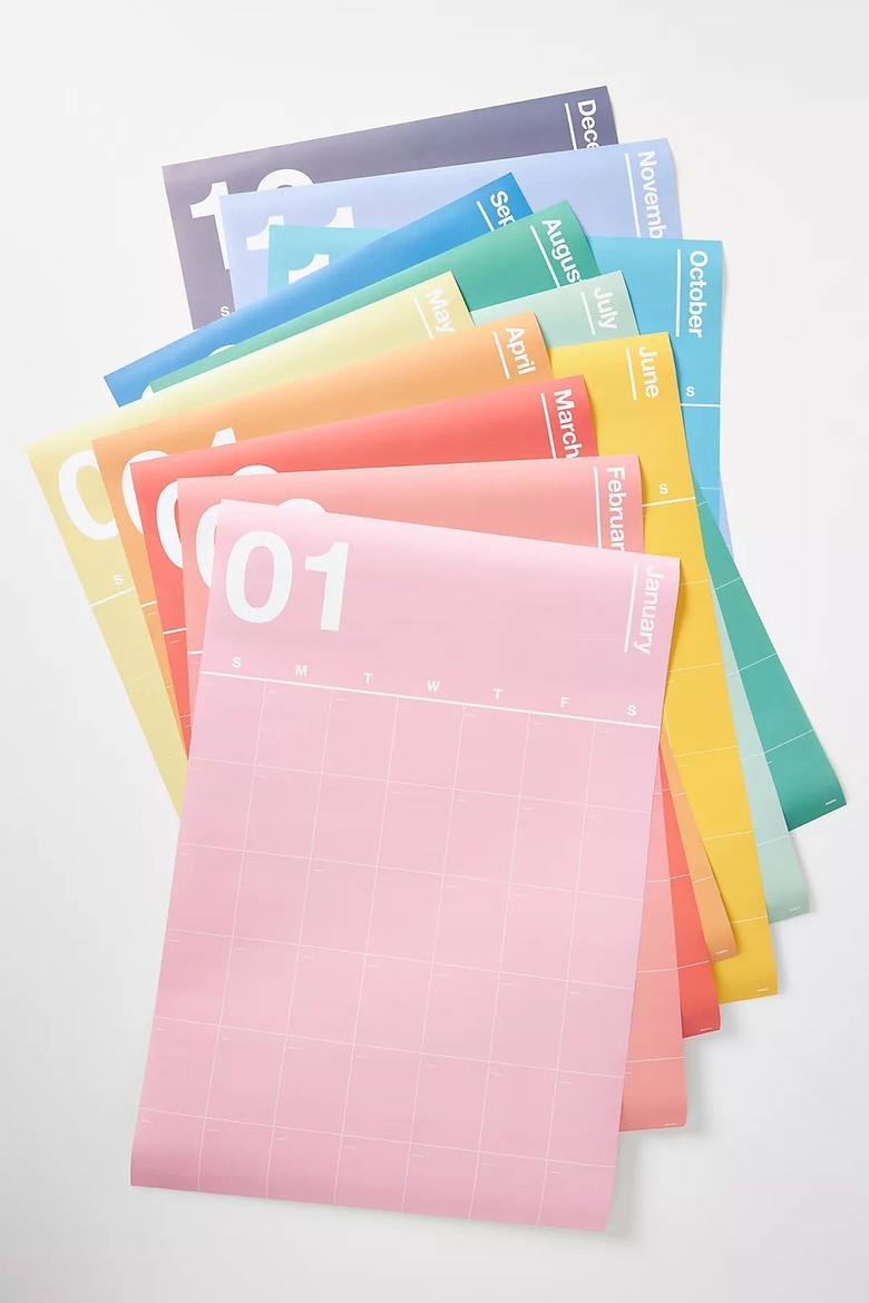 Anthropologie Spectrum Wall Planner