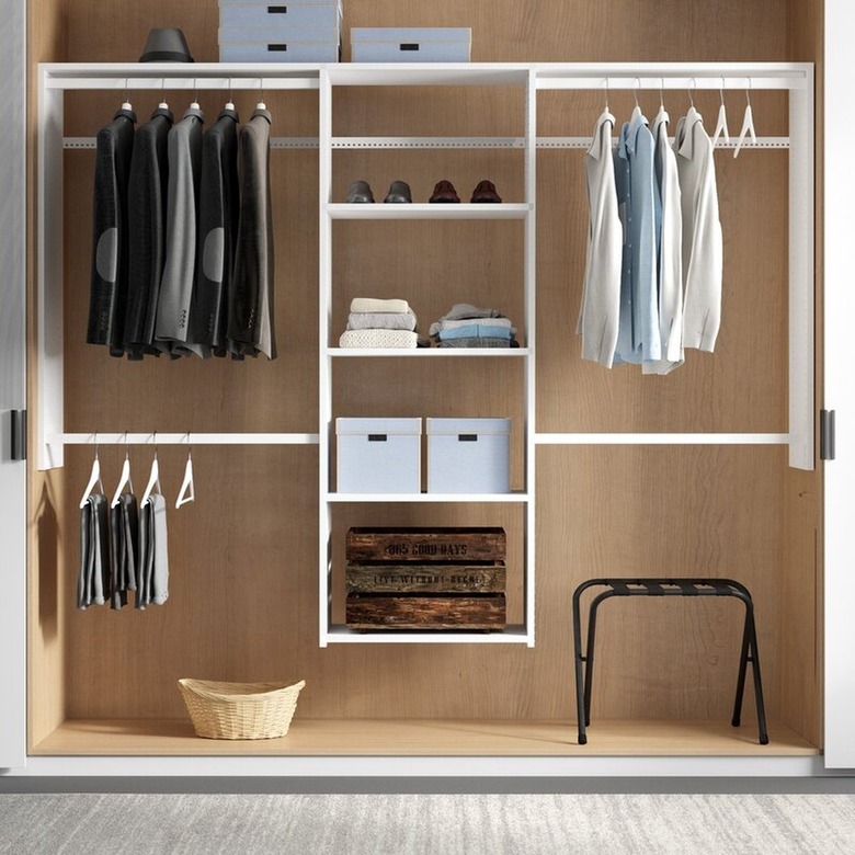 Dotted Line Grid Closet System Starter Kit