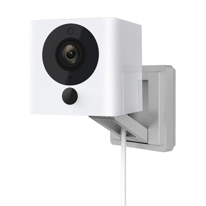 white security camera