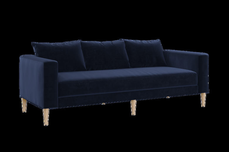 blue modern eco-friendly couch from Sabai Design