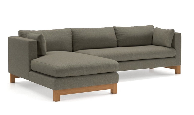 Crate&Barrel Pacific 2-Piece Chaise Sectional