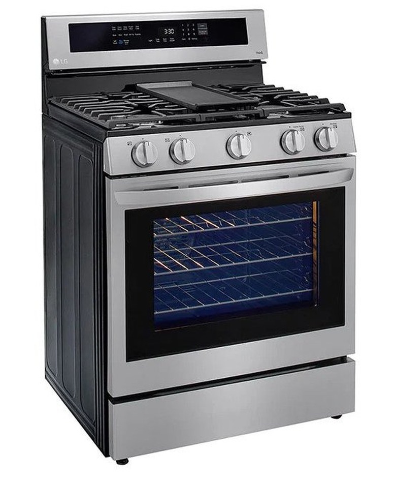 LG 5.8 cu ft. Smart Wi-Fi Enabled True Convection InstaView™ Gas Range with Air Fry