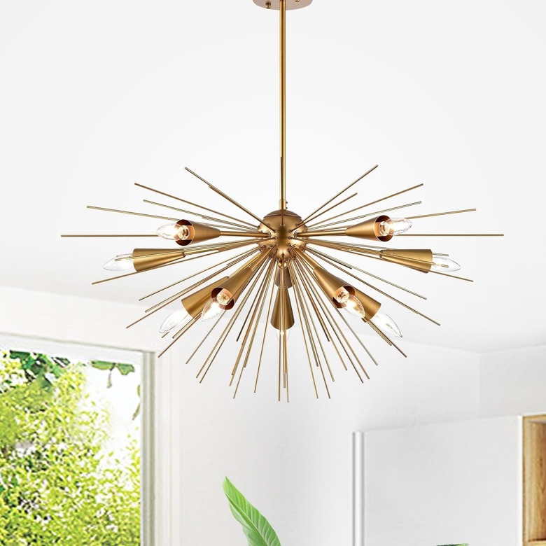 Warehouse of Tiffany Aleks Bronze 10-light Chandelier