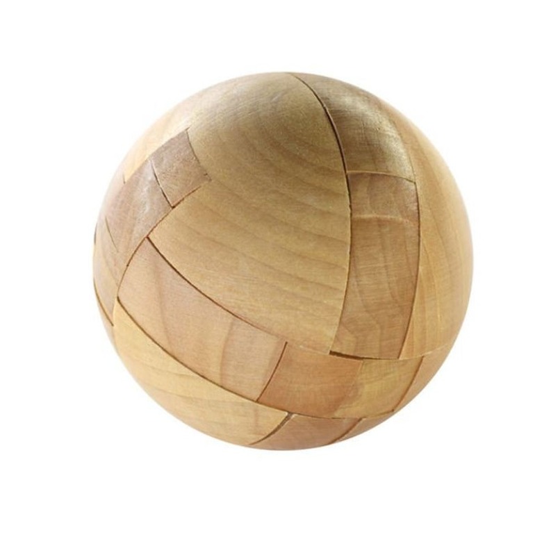 wood round puzzle