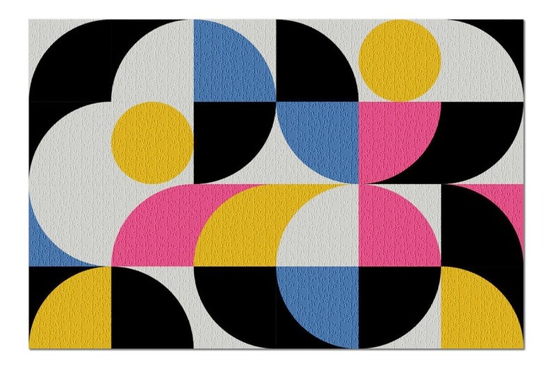 geometric patterned puzzle