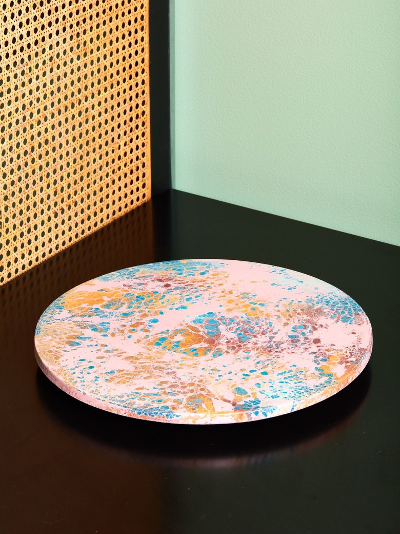 Concrete Cat Lazy Susan