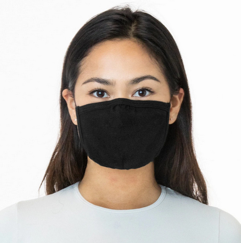 Face mask from Los Angeles Apparel