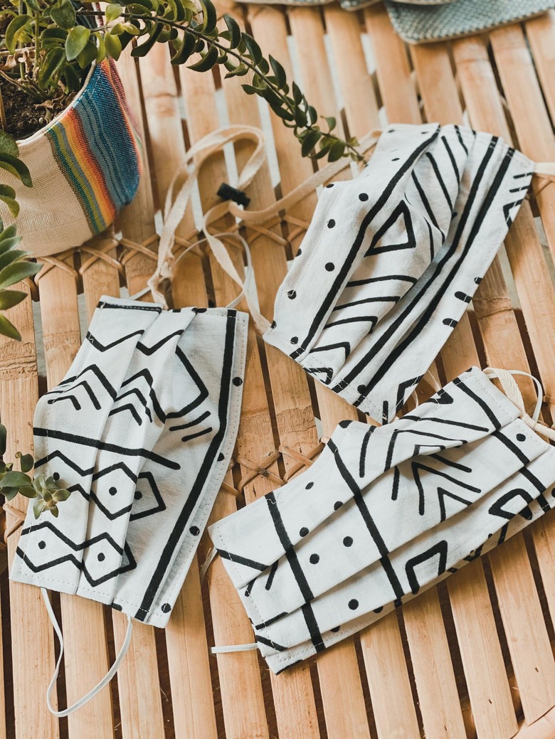 mud cloth face masks