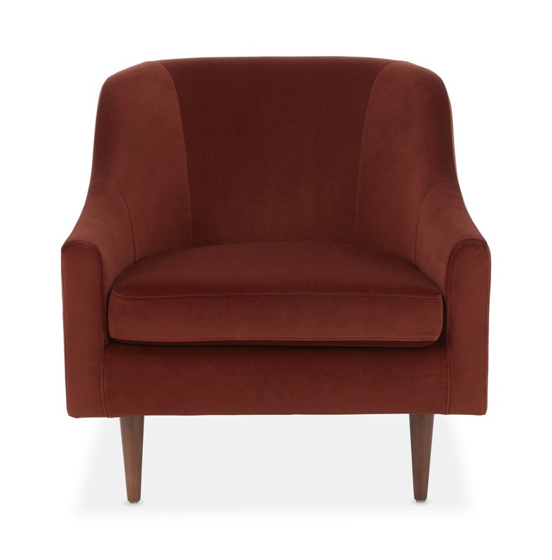 Sienna velvet chair