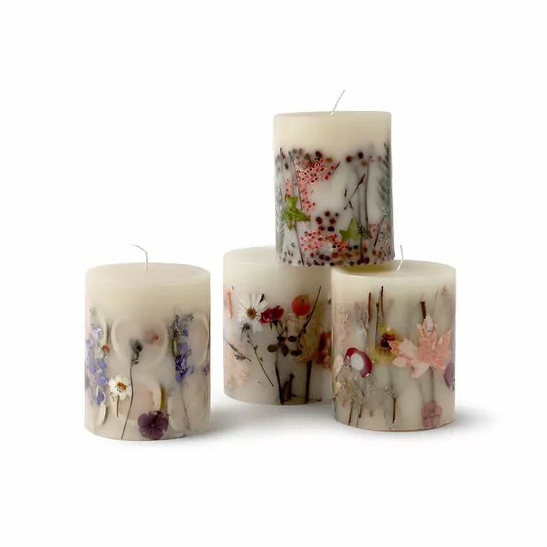 Four Seasons Dried Flower Candles