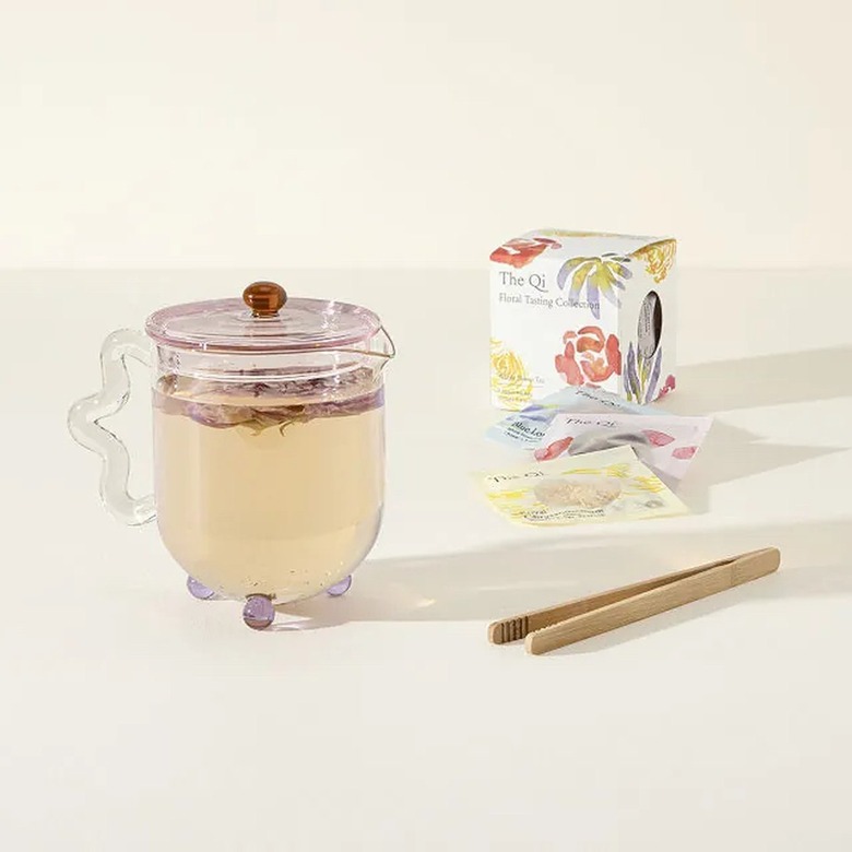 Blooming Glass Teapot