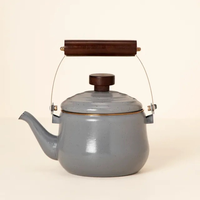 The Camper's Enamel Teapot