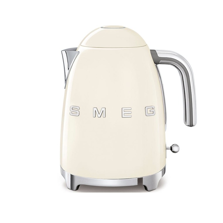 smeg off white electric kettle