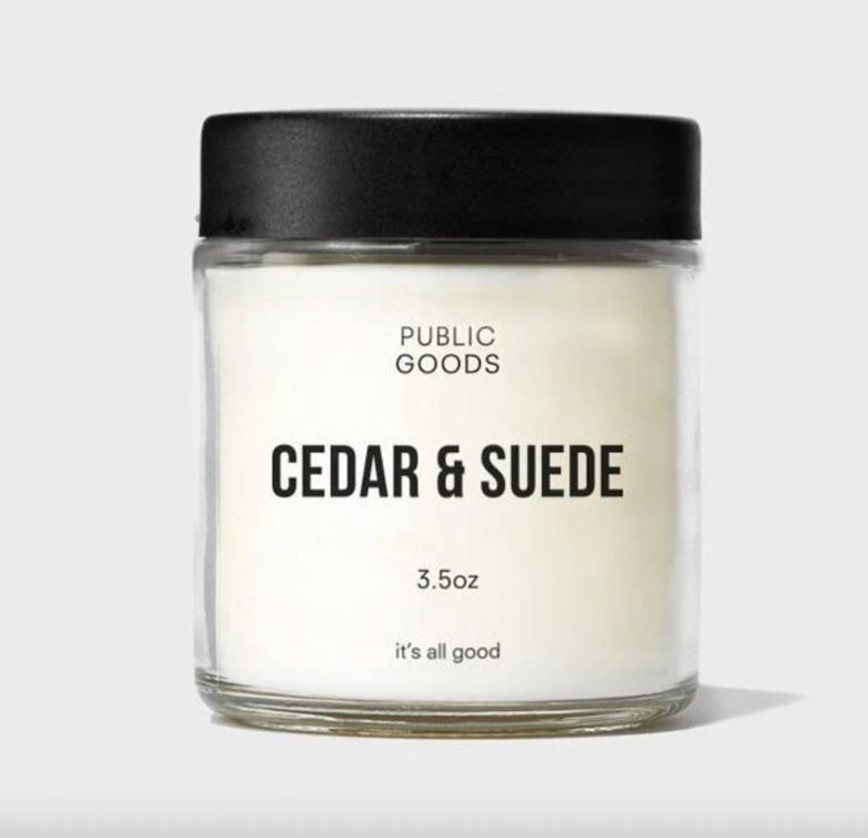 Public Goods Cedar & Suede Candle