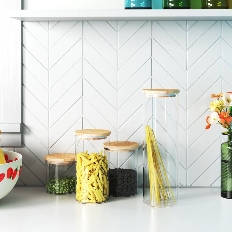 Wayfair Basics Boyland 4-Piece Kitchen Canister Set