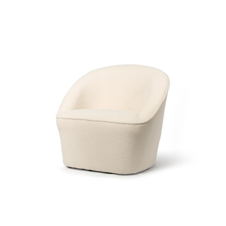 Latitude Run Deshaune Upholstered Swivel Barrel Chair