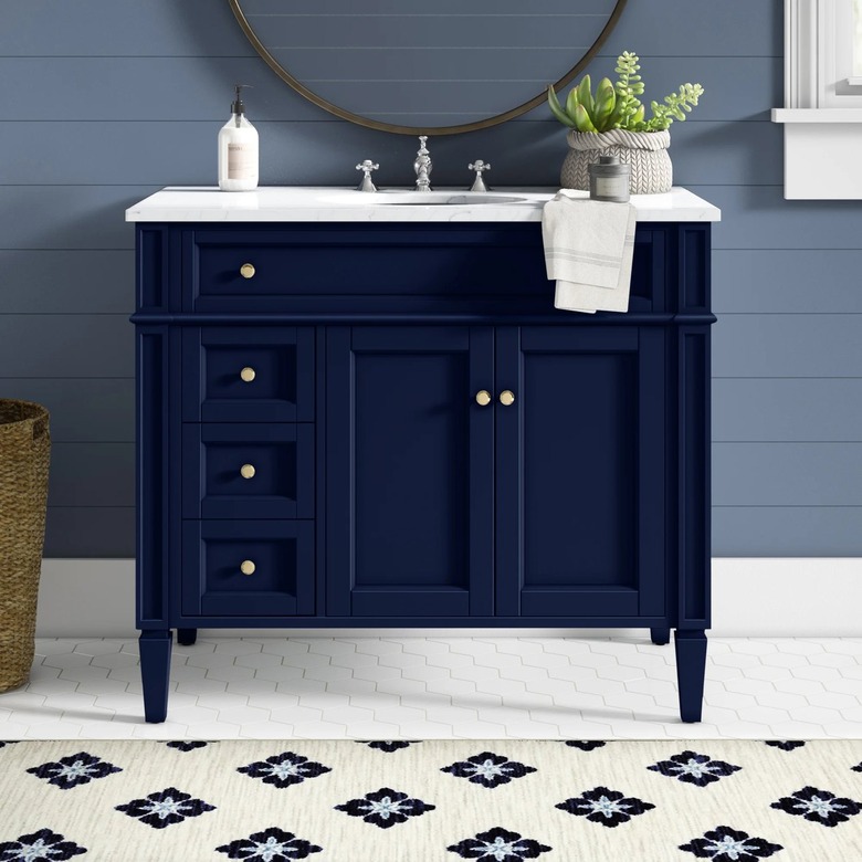 Elegant Lighting 40-Inch Single Bathroom Vanity Set