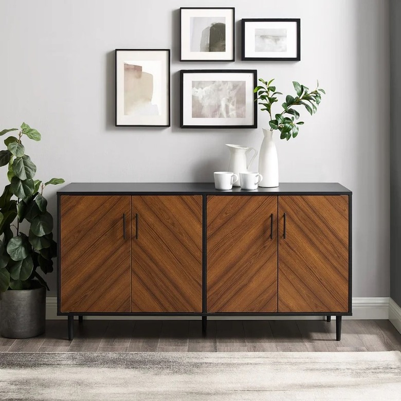 wooden sideboard