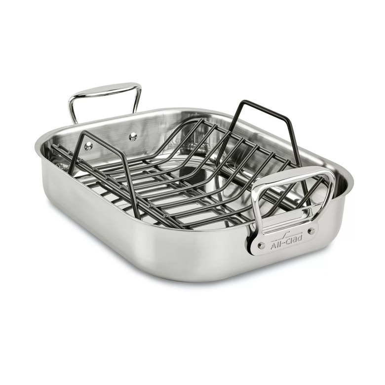 stainless steel roasting pan