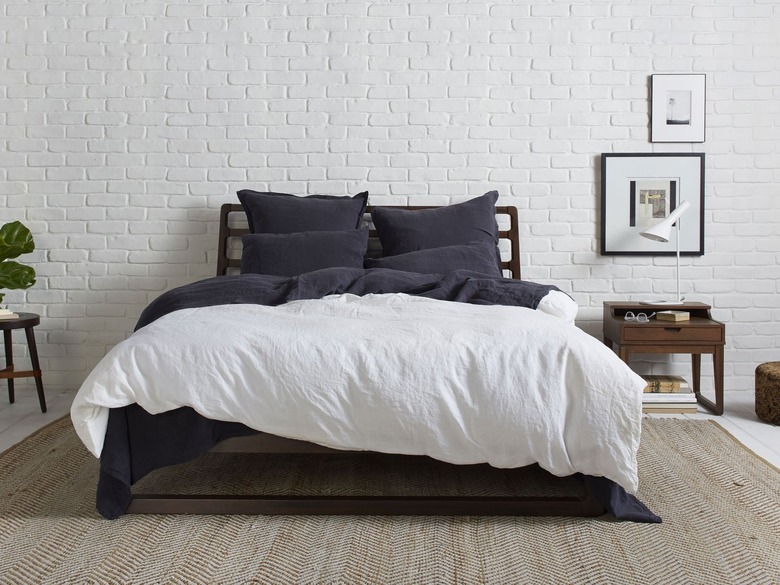 farmhouse bedding idea with linen duvet cover from Parachute