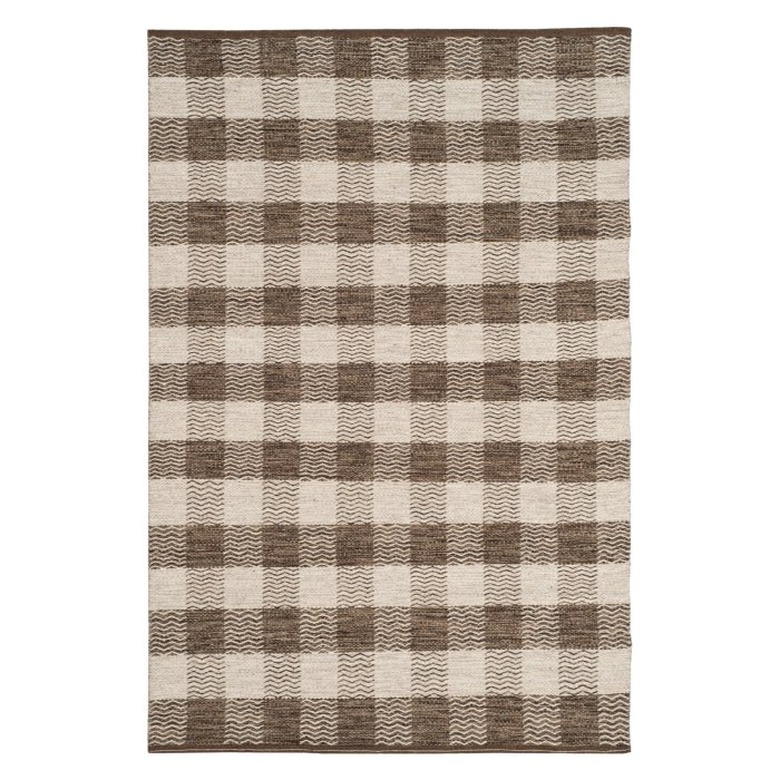 Hayneedle farmhouse decor with buffalo check area rug