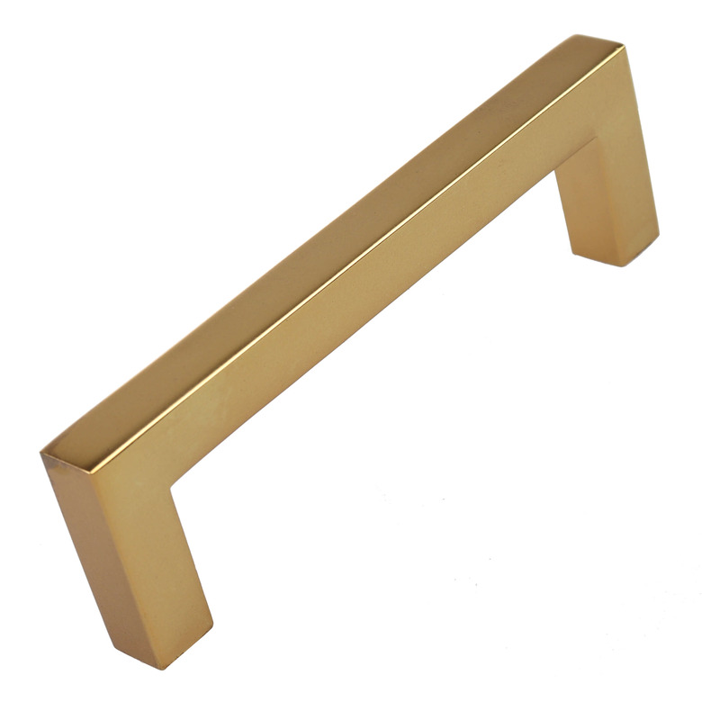 GlideRite 3-3/4 in. Center Solid Square Bar Cabinet Pulls